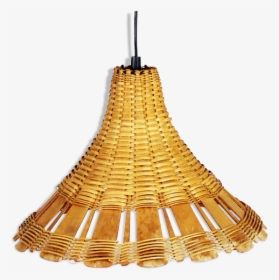 Vintage Wicker Hanging Lamp Chinese Hat   Src Https - Ceiling Fixture, HD Png Download, Transparent PNG